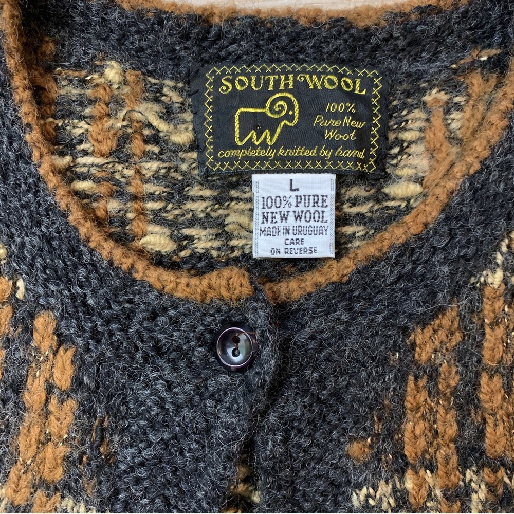 Handmade 100% wool sweater (L)